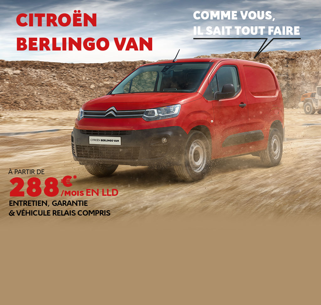 Offre Citroën Berlingo Van