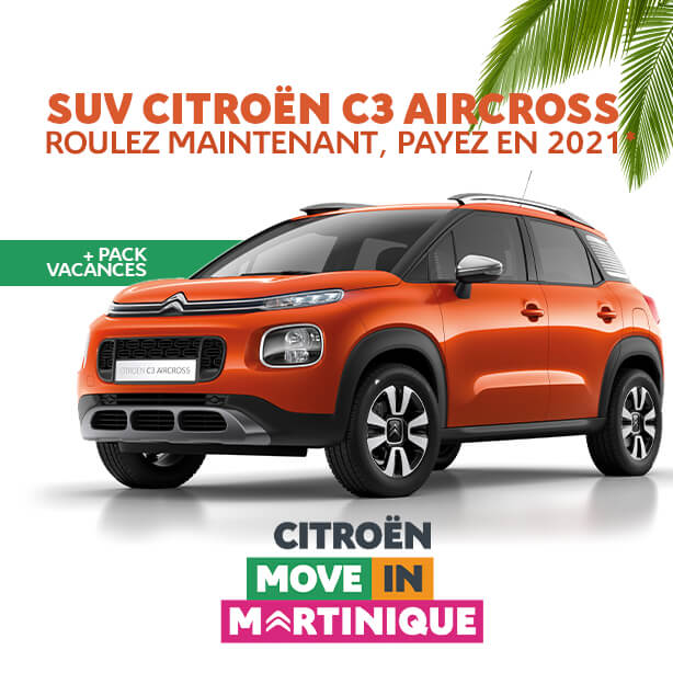Citroën C3 AIRCROSS roulez maintenant. Payez en 2021