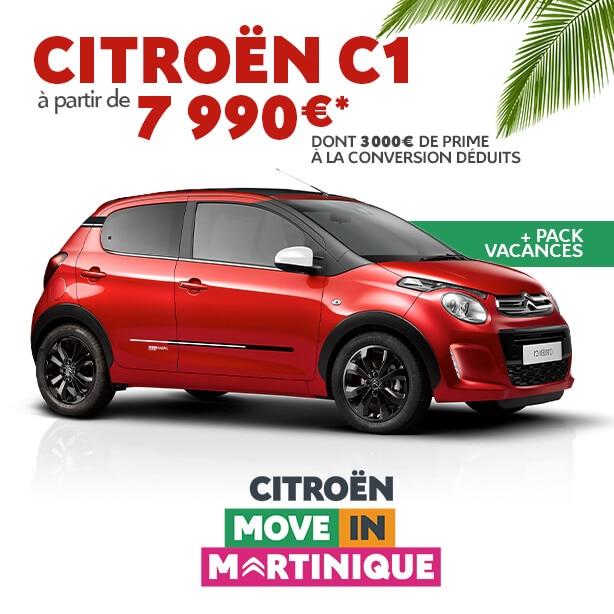 Citroën C1 à partir de 7990€