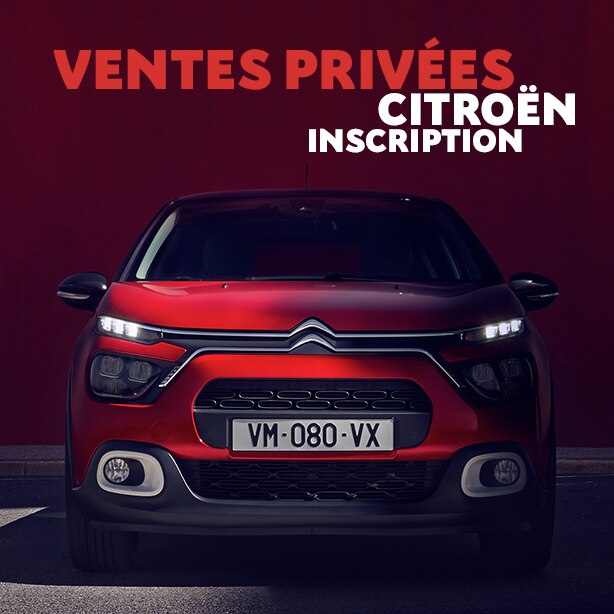 Ventes Privées Citroën – Inscription
