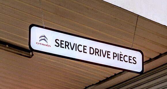 Service drive pièces